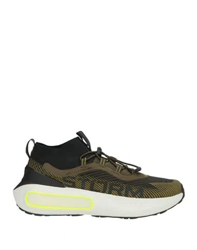 Under Armour Man Sneakers Military Green Size 9 Textile Fibers