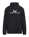Under Armour Man Sweatshirt Black Size L Polyester, Elastane In Black