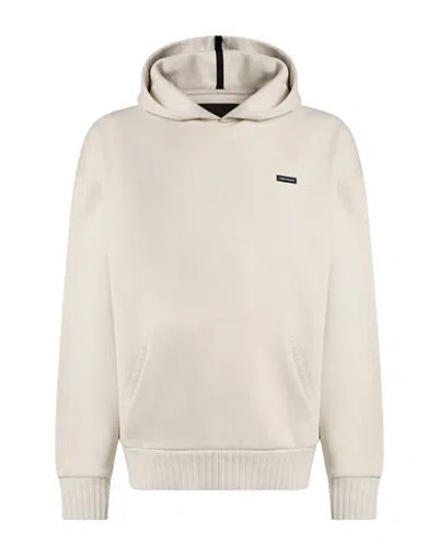 Under Armour Man Sweatshirt Ivory Size M Cotton, Polyester In White