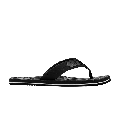Pre-owned Under Armour Marathon Key 4 Sandal 'black Jet Grey'
