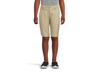 Under Armour Matchplay Golf Shorts (big Kid) Boy's Casual Pants Barley : Xs (7 Big Kid), Polyester In Neutral