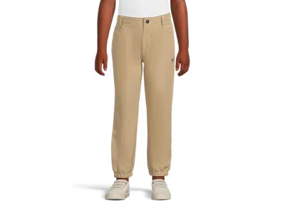 Under Armour Matchplay Joggers (little Kid/big Kid) Boy's Workout Field Khaki : 5 Little Kid, Elastane/polyester In Brown