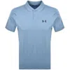 Under Armour Matchplay Polo Blue Smoke In Blue