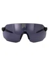 Under Armour Matte Black Acetate Sunglasses In Blue