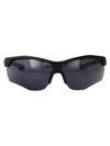 Under Armour Matte Black Acetate Sunglasses In Black