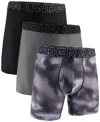 Under Armour Men's 3-pk. Performance Tech 6" Boxer Briefs In Black