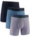 Under Armour Men's 3-pk. Performance Tech 6" Boxer Briefs In Multi