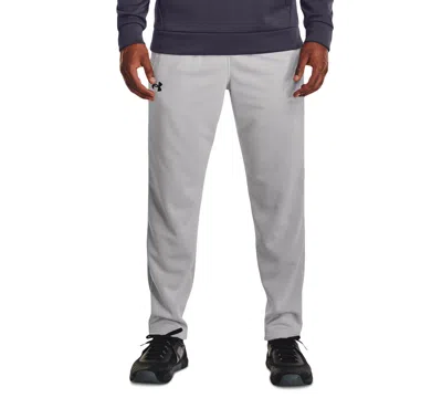 Under Armour Mens  Tricot Joggers In Mod Gray Heather/black