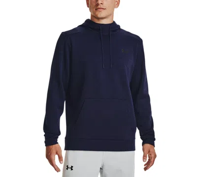 Under Armour Men's Armour Fleece Twist Hooded Sweatshirt In 410 Midnig