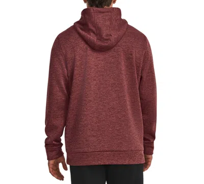 Under Armour Men's Armour Fleece Twist Hooded Sweatshirt In 600 Dark M