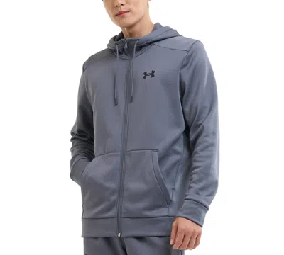 Under Armour Men's Armour Fleece Zipper Hoodie In Gray
