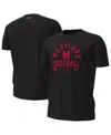Under Armour Black Maryland Terrapins 2025 Sideline Football Performance T-shirt In Black