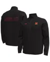 Under Armour Men's Black Maryland Terrapins Command Full-zip Jacket In Black