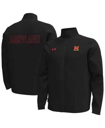 Under Armour Men's Black Maryland Terrapins Command Full-zip Jacket