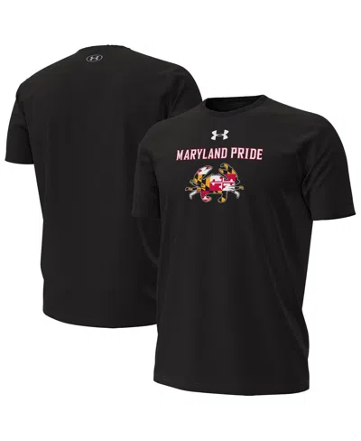Under Armour Black Maryland Terrapins Maryland Pride Crab T-shirt