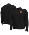 Under Armour Men's Black Maryland Terrapins Unstoppable Full-zip Bomber Jacket In Black
