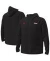 Under Armour Men's Black Maryland Terrapins Unstoppable Raglan Full-zip Jacket In Black