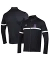 Under Armour Men's Black Northwestern Wildcats 2023 Assist Warm Up Full-zip Jacket In Black