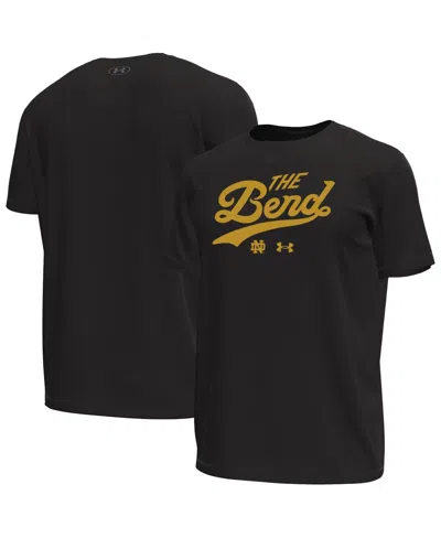 Under Armour Men's Black Notre Dame Fighting Irish The Bend Stretch T-shirt