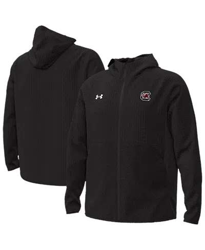 Under Armour Men's Black South Carolina Gamecocks Unstoppable Raglan Full-zip Jacket