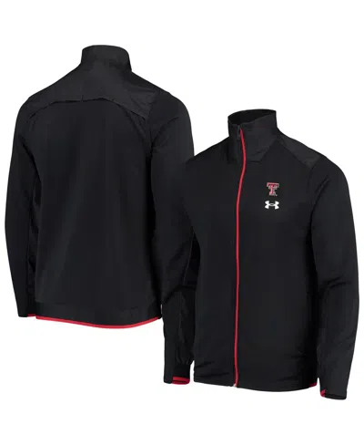 Under Armour Men's Black Texas Tech Red Raiders 2021 Sideline Command Full-zip Jacket