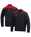 Under Armour Men's Black Texas Tech Red Raiders 2023 Motivate Half-zip Top In Black