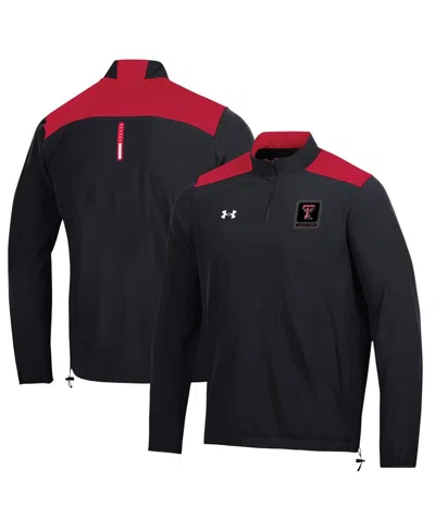 Under Armour Men's Black Texas Tech Red Raiders 2023 Motivate Half-zip Top