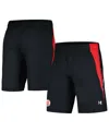 Under Armour Men's Black Texas Tech Red Raiders Tech Vent Shorts In Black