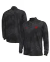Under Armour Men's Black Wisconsin Badgers Freedom Collection Armorfuse Half-zip Sweatshirt In Black