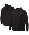 Under Armour Men's Black Wisconsin Badgers Unstoppable Raglan Full-zip Jacket In Black