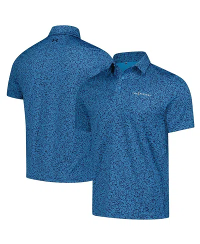 Under Armour Men's Blue The Players Drive Gnome Print Polo Shirt