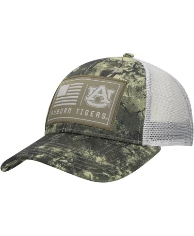 Under Armour Men's Camo Auburn Tigers Freedom Collection Blitzing Performance Trucker Hat In Multi