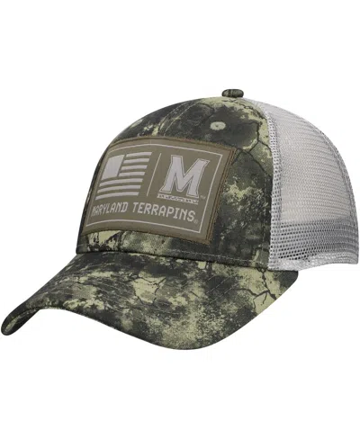 Under Armour Men's Camo Maryland Terrapins Freedom Collection Blitzing Performance Trucker Hat