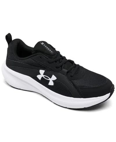 Under Armour Men's Charged Assert 11 Running Sneakers From Finish Line In Black