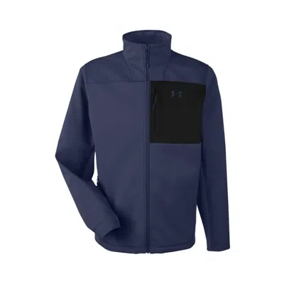 Under Armour Men's Coldgear Infrared Shield 2.0 Soft Shell Jacket In Midnight Navy In Blue