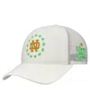 Under Armour Men's Cream Notre Dame Fighting Irish Cheer Her Name Sport Style Foam Adjustable Hat In White