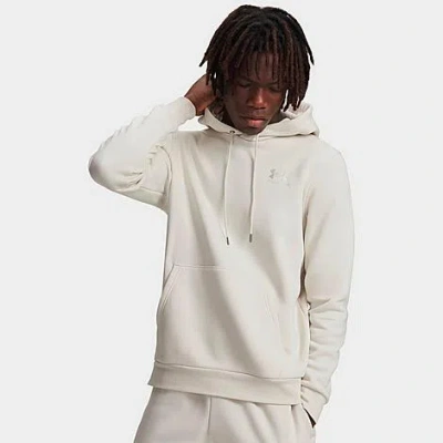 Under Armour Men's Essential Icon Fleece Hoodie In Neutral