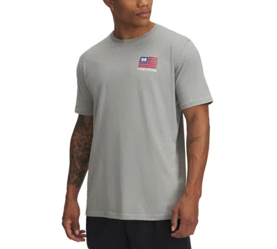 Under Armour Men's Freedom Graphic T-shirt In 035 Steel