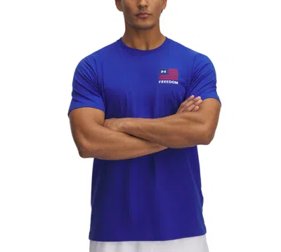 Under Armour Men's Freedom Graphic T-shirt In 400 Royal