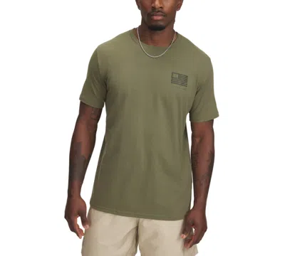 Under Armour Men's Freedom Graphic T-shirt In Marine Od Green,baroque Green