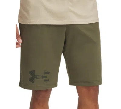 Under Armour Men's Freedom Rival Bfl Shorts In Marine Od Green,baroque Green