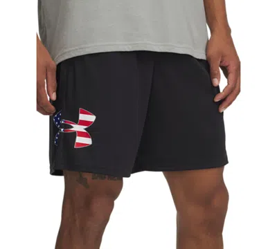 Under Armour Men's Freedom Tech 7" Shorts In Black,red