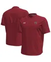 Under Armour Men's Garnet South Carolina Gamecocks Motivate Quarter-zip Performance Sweatshirt In Burgundy