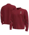 Under Armour Men's Garnet South Carolina Gamecocks Unstoppable Full-zip Bomber Jacket In Burgundy