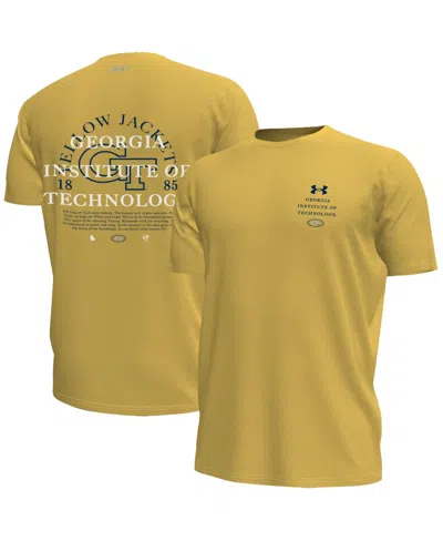 Under Armour Men's Gold Georgia Tech Yellow Jackets 2026 Sideline Heat Gear T-shirt