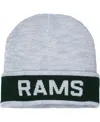 Under Armour Men's Gray Colorado State Rams Jacquard Cuffed Knit Hat In Gray