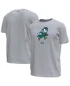 Under Armour Men's Gray Notre Dame Fighting Irish Tech Stretch T-shirt In Gray