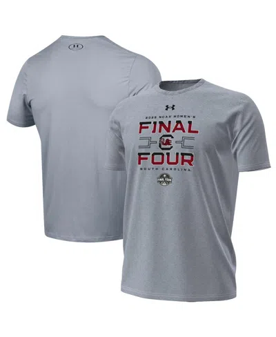 Under Armour Men's Gray South Carolina Gamecocks 2025 Ncaa Women's Basketball Tournament March Madness Final Four In White