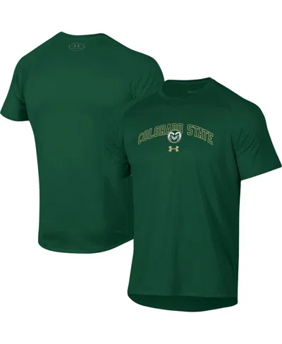 Under Armour Men's Green Colorado State Rams 2023 Sideline Performance Raglan T-shirt