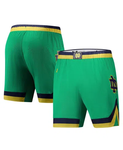 Under Armour Men's Green Notre Dame Fighting Irish Replica Basketball Shorts